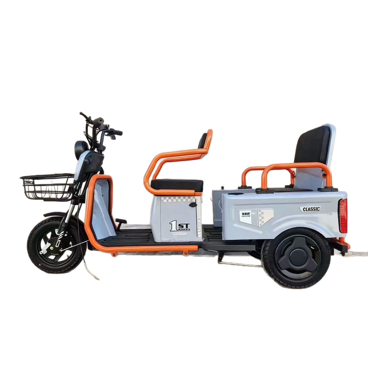 Triciclo eléctrico plegable pequeño cubo para personas mayores para recoger niños batería scooter triciclo deformable plegable