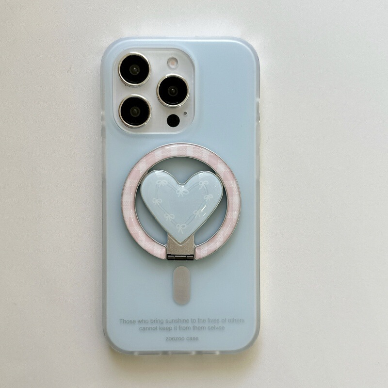 纯色蓝粉适用苹果15promax手机壳iPhone14金属折叠支架13磁吸16p|undefined