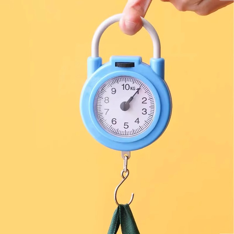 便捷式小秤电子秤手提秤带勾称手提弹簧秤多功能家用快递小型随身