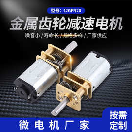 n20微型直流减速电机 3V小马达6V迷你电机电子锁减速电机低速电机