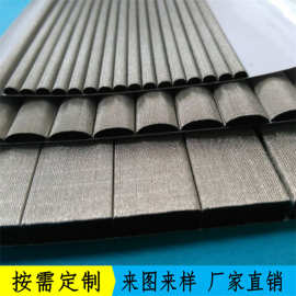 厂家供应导电泡棉模切成形 三角形导电海绵一面背胶D字形L形异形