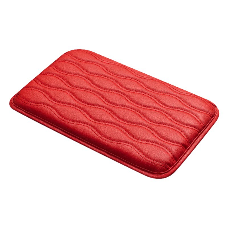 Автомобильный подлокотник, чехол для подушки, кожаный полосатый автомобильный центральный подлокотник, повышающая Подушка, автомобильные принадлежности