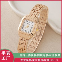 新品跨境爆款女士手表廠家直銷時尚品質方表 外貿女表石英表腕表