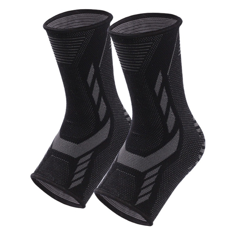 Deportes Fitness protección de tobillo de punto con protección de tobillo de cobre de cuatro lados nylon elástico deportes protección de tobillo cobre Ion cálido transpirable correr image 1