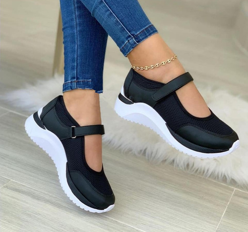 Independent Station Grid Roman Sandals  Western Summer Round Head Knitted Velcro Thick Sole Women's Foreign Large Flat