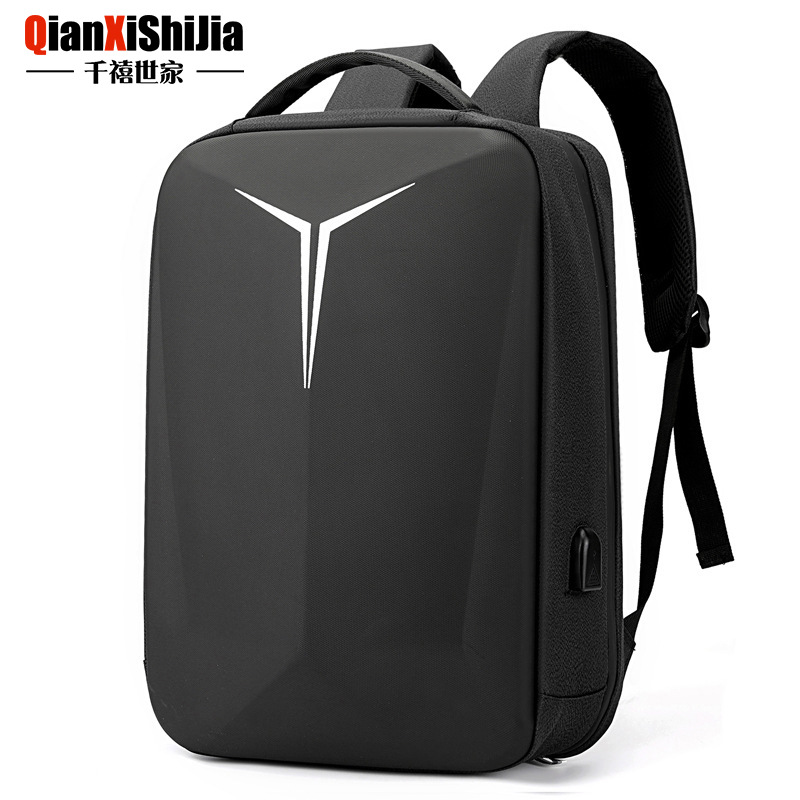Mochila de negocios de carcasa dura transfronteriza Mochila impermeable informal para hombre Mochila multifunción luminosa para hombre Mochila escolar