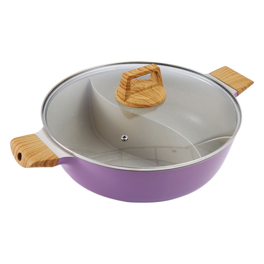 Cocina mango doble oído mandarín pato olla maifan piedra pan cubierta de vidrio Cocina de Inducción universal sopa olla hogar caliente