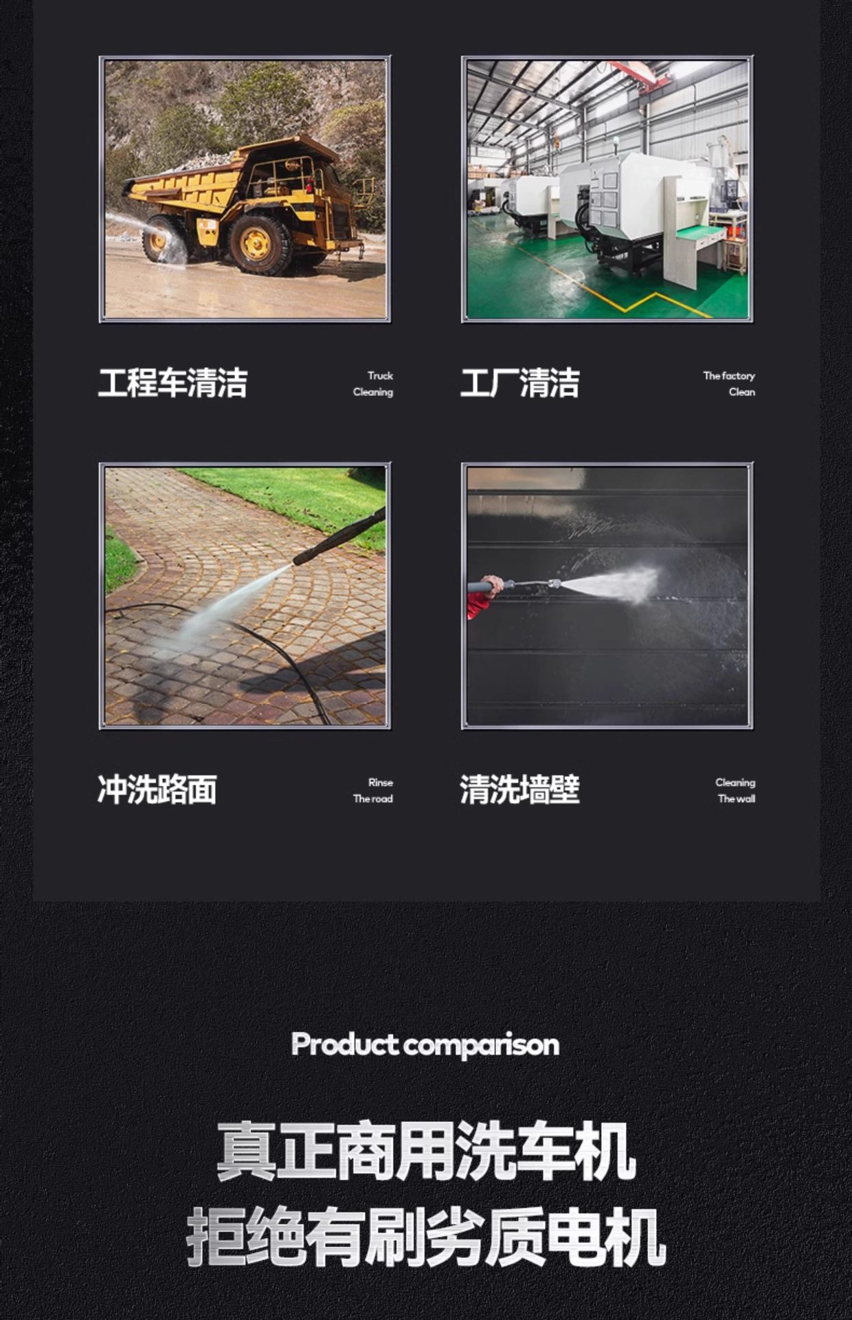 Delixi Car Washing Machine 220V Commercial High-Pressure Cleaning Machine Household Garden Water Pump High-Power Powerful Floor Cleaning Water Gun
