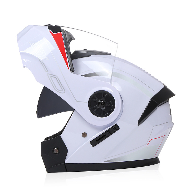 BLD transfronterizo para cascos de motocicletas eléctricas cascos completos cascos de doble lente cuatro estaciones al por mayor