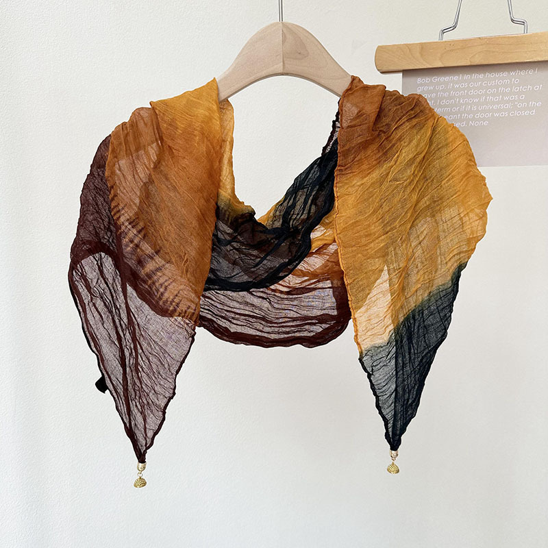 Buckle magnético pliegue bufandas de algodón y lino collar protector de cuello frío otoño y invierno decoración de moda bufandas cuadradas