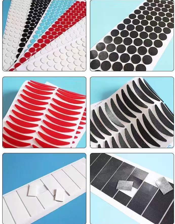 源头厂家圆形硅胶垫 圆形自粘防滑硅胶脚垫 乳白象牙白硅胶垫片