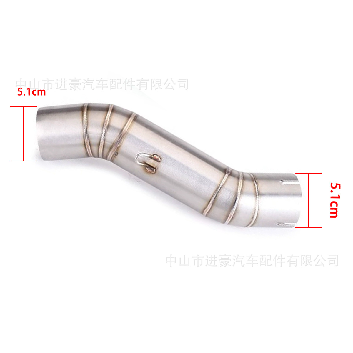 Suitable for Motorcycle Exhaust Pipe Modification Cb400F Middle Section Connecting Pipe Cb400X/R Exhaust Pipe Factory Direct Sales