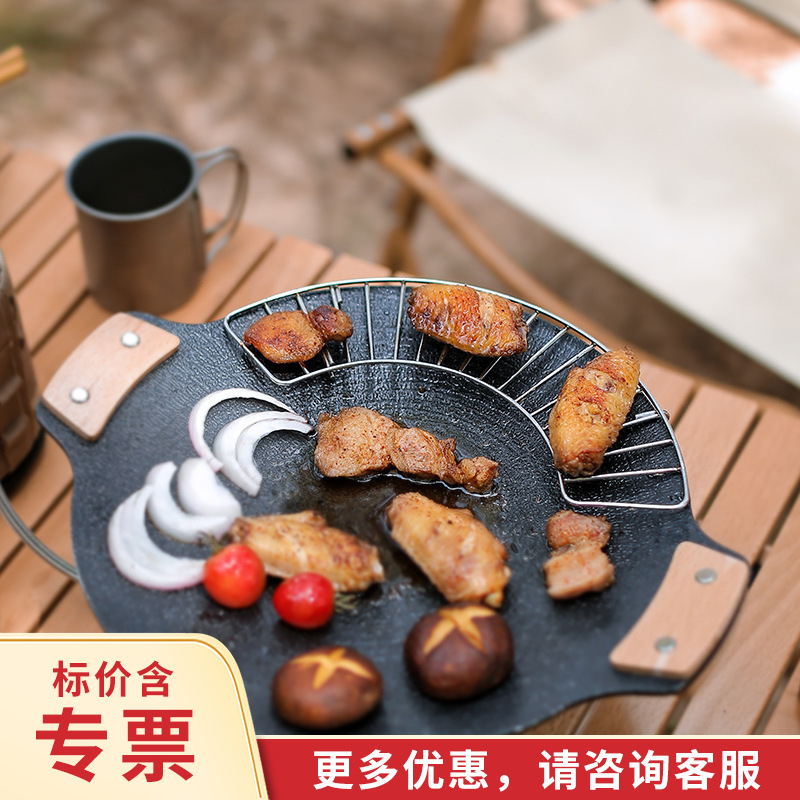 Al aire libre acero inoxidable para hornear aceite de drenaje rack camping forma de retorno portátil clip fijo fritura filtro de aceite semicircular marco de aislamiento térmico