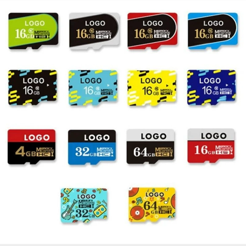 MicroSD memory card (Tom Ford) — high‑speed Class 10/U3, capacities 128 MB–1 TB, with SD adapter