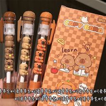 可爱凯蒂猫串串笔个性ins风趣味高颜值解压学生刷题笔黑色中性笔