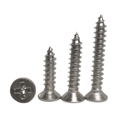 GB846 manufacturer wholesale cross countersunk head self-tapping screws 304/316 stainless steel M2M3M4 KA flat head screws