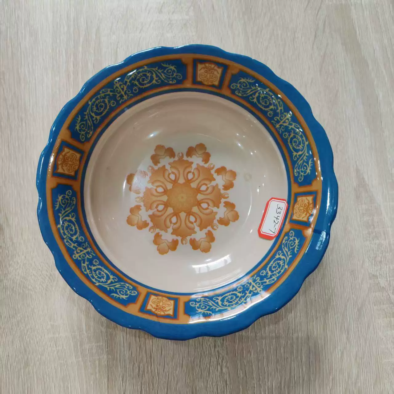 Melamine tableware 7/10/11 round printing plate foreign trade export melamine tableware