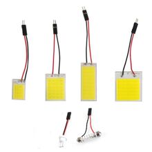 汽车LED车顶灯 房灯COB 16 24 36 48SMD T10双尖头后尾箱COB灯板