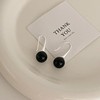 Advanced small design retro earrings from pearl, 2023 collection