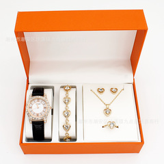 Bracelets, necklaces, earrings, rings, women's watches, diamond-studded, full diamond, women's watches, quartz watches
