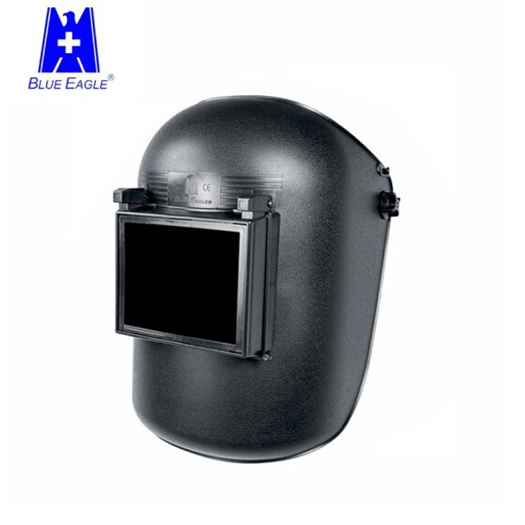 蓝鹰733P电焊面罩 头戴式焊帽氩弧焊电焊工大视野翻盖式焊接面罩