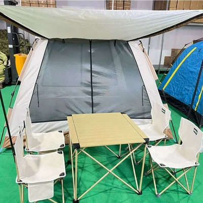 Avtomobil dam çadırları, for 3-4 People with Silver