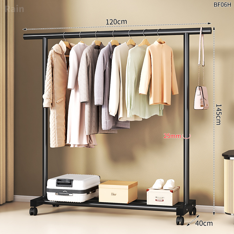 BF06H-25 원형 단극 검정색 120+ 휠