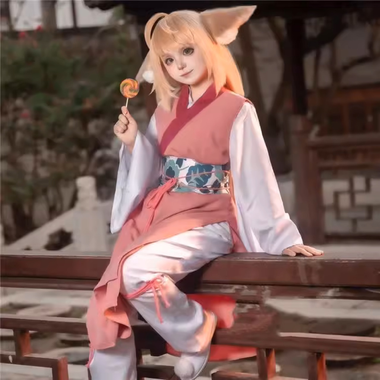 狐妖小红娘涂山苏苏幼年版cos服幼年时期cosplay服装万圣节-阿里巴巴