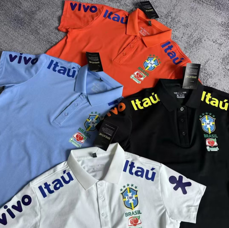 New Brazilian Polo Shirts, Popular Jerseys, Real Madrid, Arsenal, Manchester United, Men's and Women's Sports Casual Football Uniforms New Brazilian Polo Shirts, Popular Jerseys, Real Madrid, Arsenal, Manchester United, Men's and Women's Sports Casual Football Uniforms