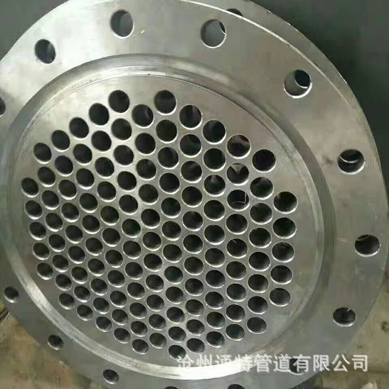 Tube plate flange Tube sheet of heat exchanger Steel pipe plate flange parts Forging boiler Container Tube sheet