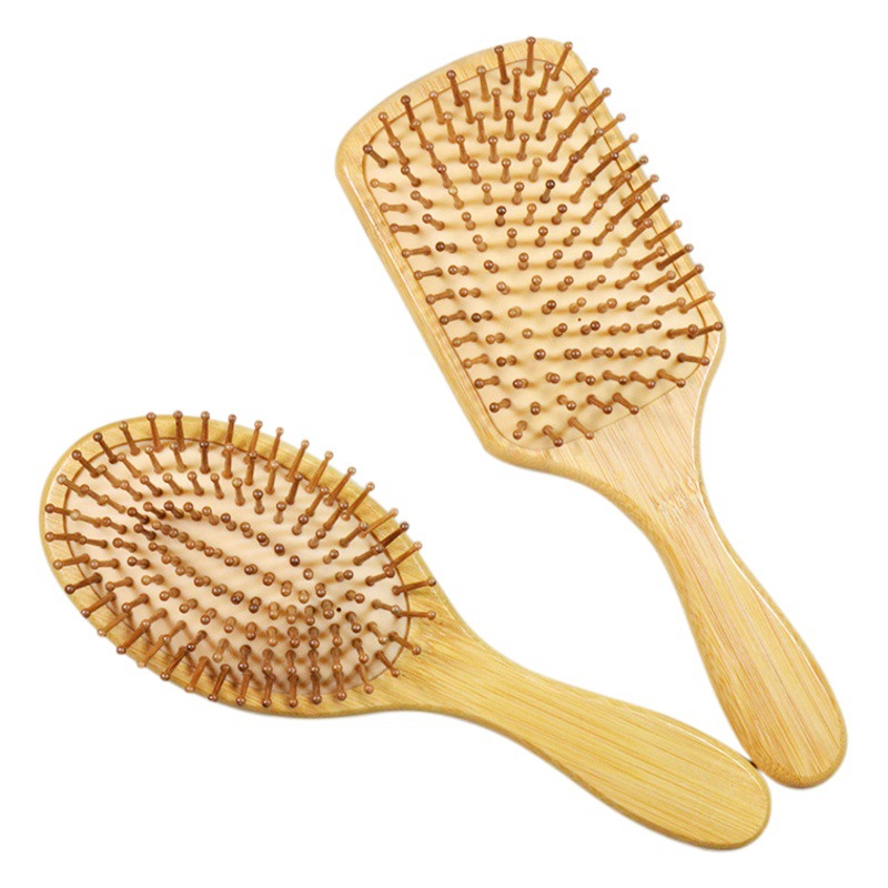Bolsa de aire de bambú peine de colchón de aire meridiano cuero cabelludo masaje peine de madera peine rizado para el hogar peine viento peine de madera al por mayor