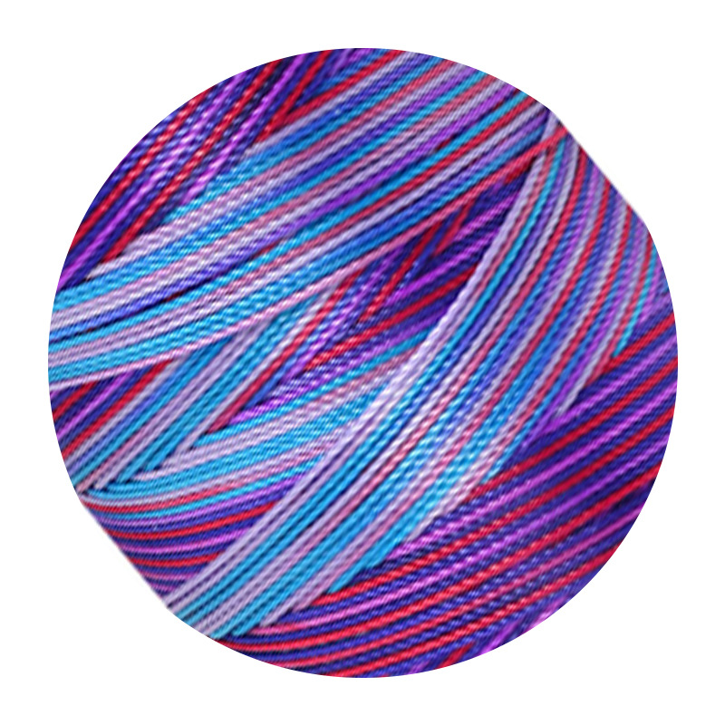 Nuevo 9 hebras de 0,5 mm línea de tejido pulsera collar di di dragón cuerda de mano cuerda de color gradiente cuerda de hilo de texto