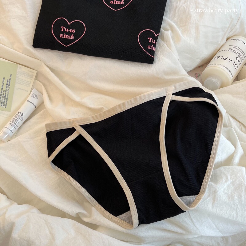 Simple Romantic ~ Split Leg Long Sports Antibacterial Pure Cotton Women's Underwear Pure Desire Small Sexy Emotional Underwear for Women Simple Romantic ~ Split Leg Long Sports Antibacterial Pure Cotton Women's Underwear Pure Desire Small Sexy Emotional Underwear for Women