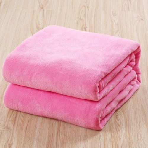 法莱绒毛毯薄款休闲沙发毯毛巾被纯色
