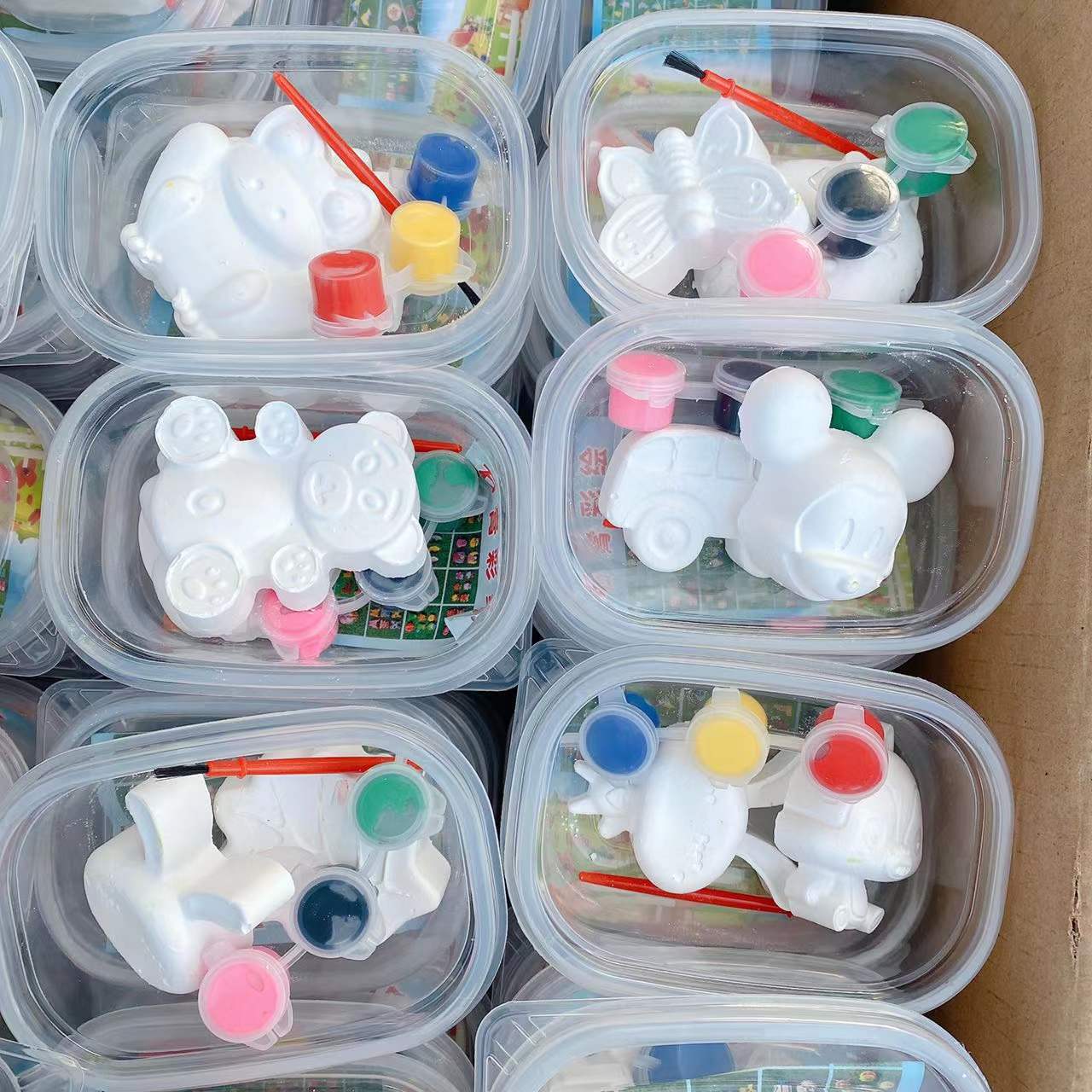 Juguetes para niños playa Tarjeta de succión juguete pistola juego casa juguete pintura juguetes 2 yuanes grandes almacenes al por mayor