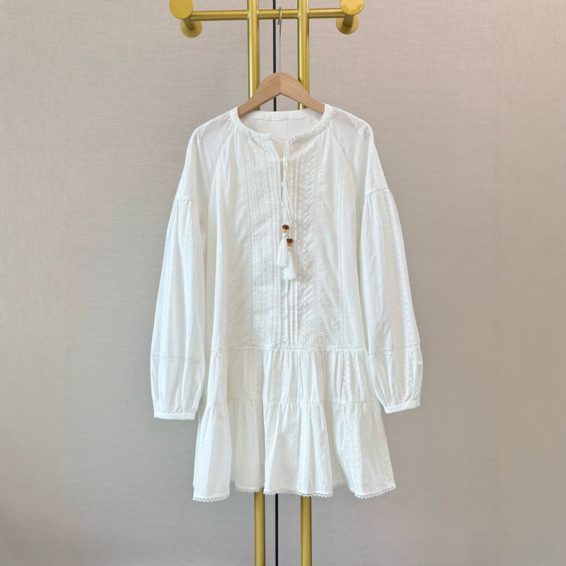 2026 Spring and Autumn New Style Exquisite, Elegant, Fashionable, Slimming, Soft, Clean, Light, Fluffy, and Breathable Dress
