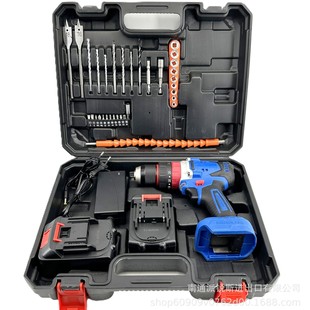 Three function brushless motor impact drill high power 13MM85nm handheld lithium electric drill power tool suit