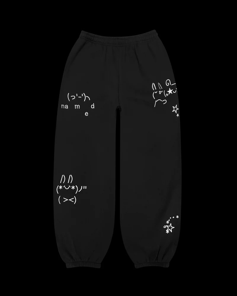 Fashionable Ins New Autumn/Winter Casual Bear Star Printed Loose Zipper Hoodie Set_voghion.com