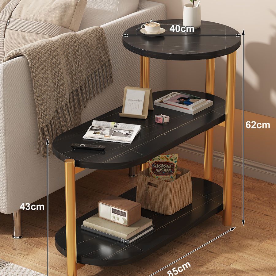 [골드 프레임 대형] 블랙 라이트 패턴