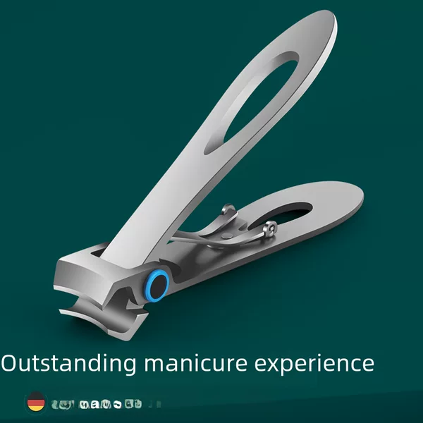 Factory in stock stainless steel nail clippers nail clippers household special cut gray thick hard toenail large opening nail clippers