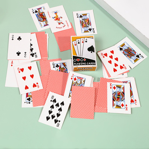 Creative Mini Playing Cards Children's Cartoon Cute Small Creative Fun Game Playing Cards