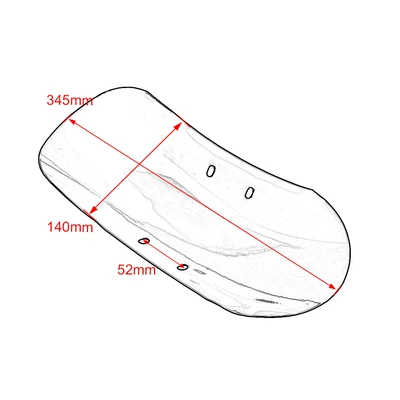 Front Sand Cover Short Mud – Motorcycle Fender