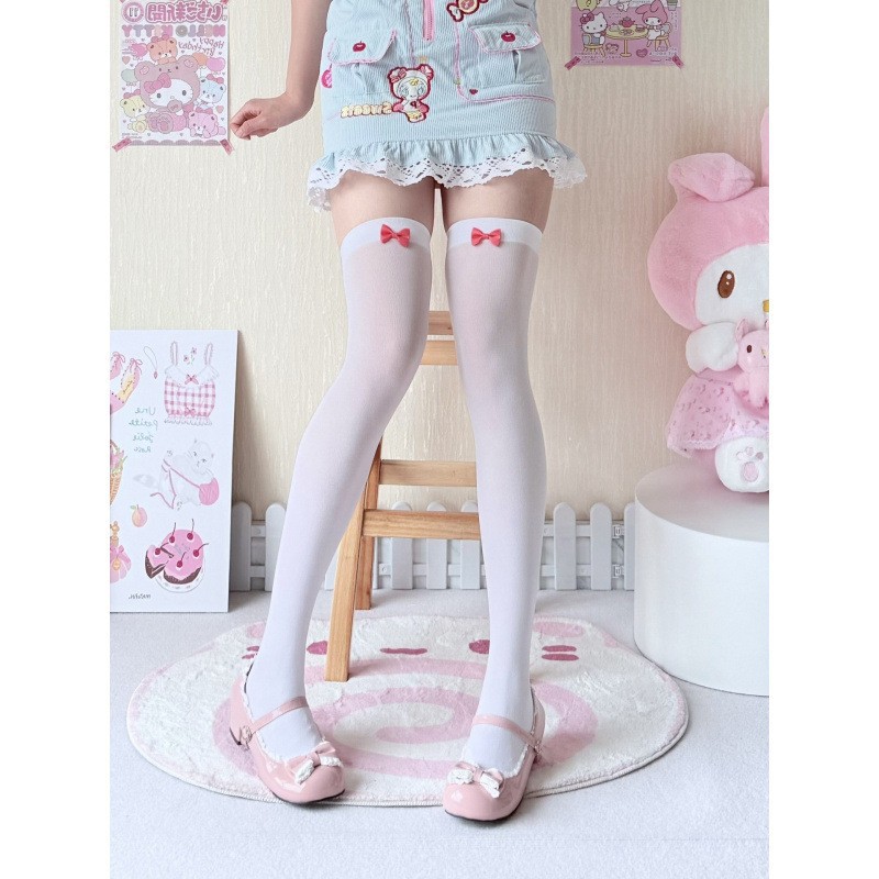 Calcetines JK para mujer, medias adelgazantes versátiles por encima de la rodilla, medias de seda para primavera y otoño, calcetines de tubo largo, calcetines de compresión antideslizantes de estilo japonés para mujer, piernas hermosas, estilo dulce. image 24