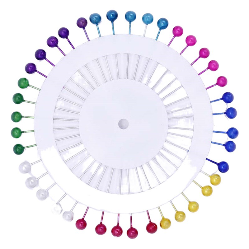 Color del grano de posicionamiento pin perla pin calibre pin ramo decorativo pin 40 unids/placa 30 unids/placa
