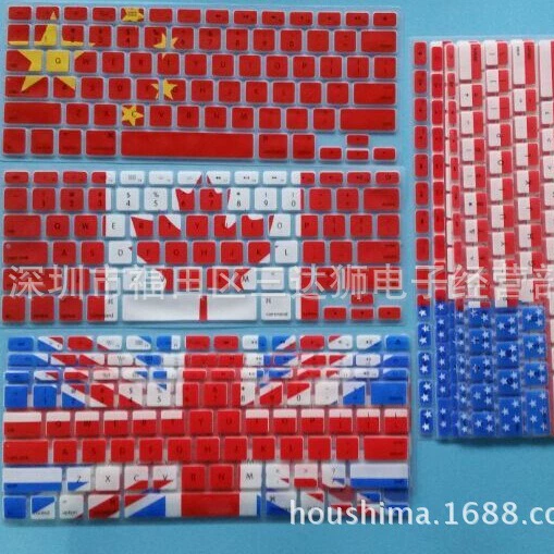 Яблоко, совместимый защитный ноутбук, силиконовая клавиатура, macbook