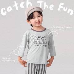 ZYZ Designer Boys' Homecoming Set New Fun Cartoon Children's Air Conditioning Clothes Yasaiel Class A Pajama Set