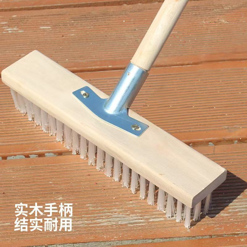 無垢材の床用長柄ブラシ、カーペット、キッチン、トイレ、浴室専用の掃除ブラシ、家庭用硬毛ブラシ|undefined