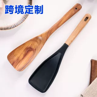 定制沙拉铲木锅铲套装辅食铲不粘勺铲不粘锅锅铲木锅铲柚木铲