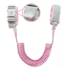 Pink rotary head metal key lock