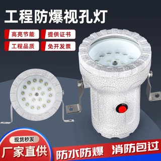 LED防爆视孔灯BSD反应釜视镜灯12V24V36V220V密封容器探照灯